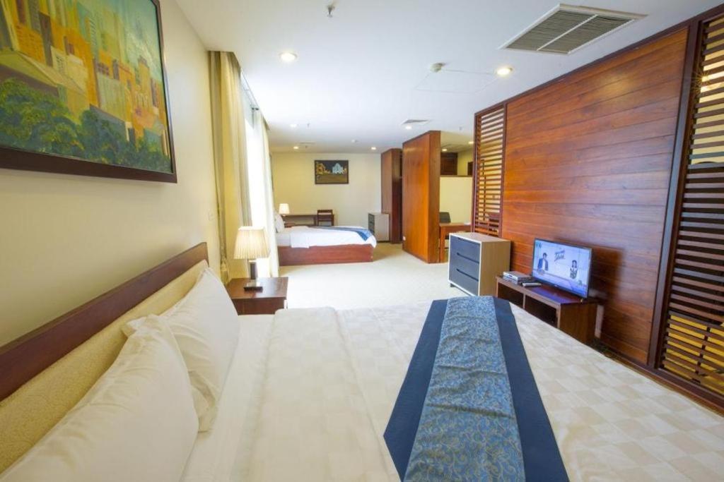 Vientiane Plaza Hotel Bagian luar foto